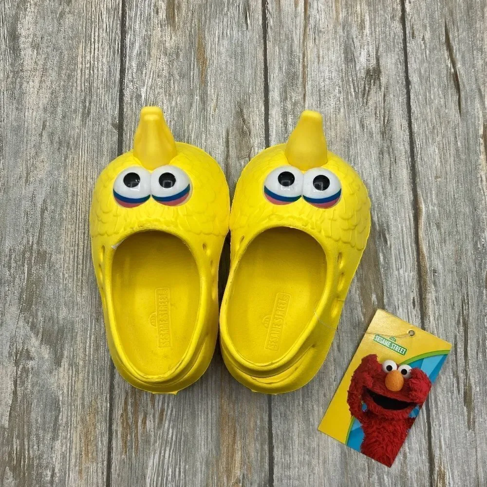 Baby Infant Sesame Street Big Bird Clogs Shoes Size 3